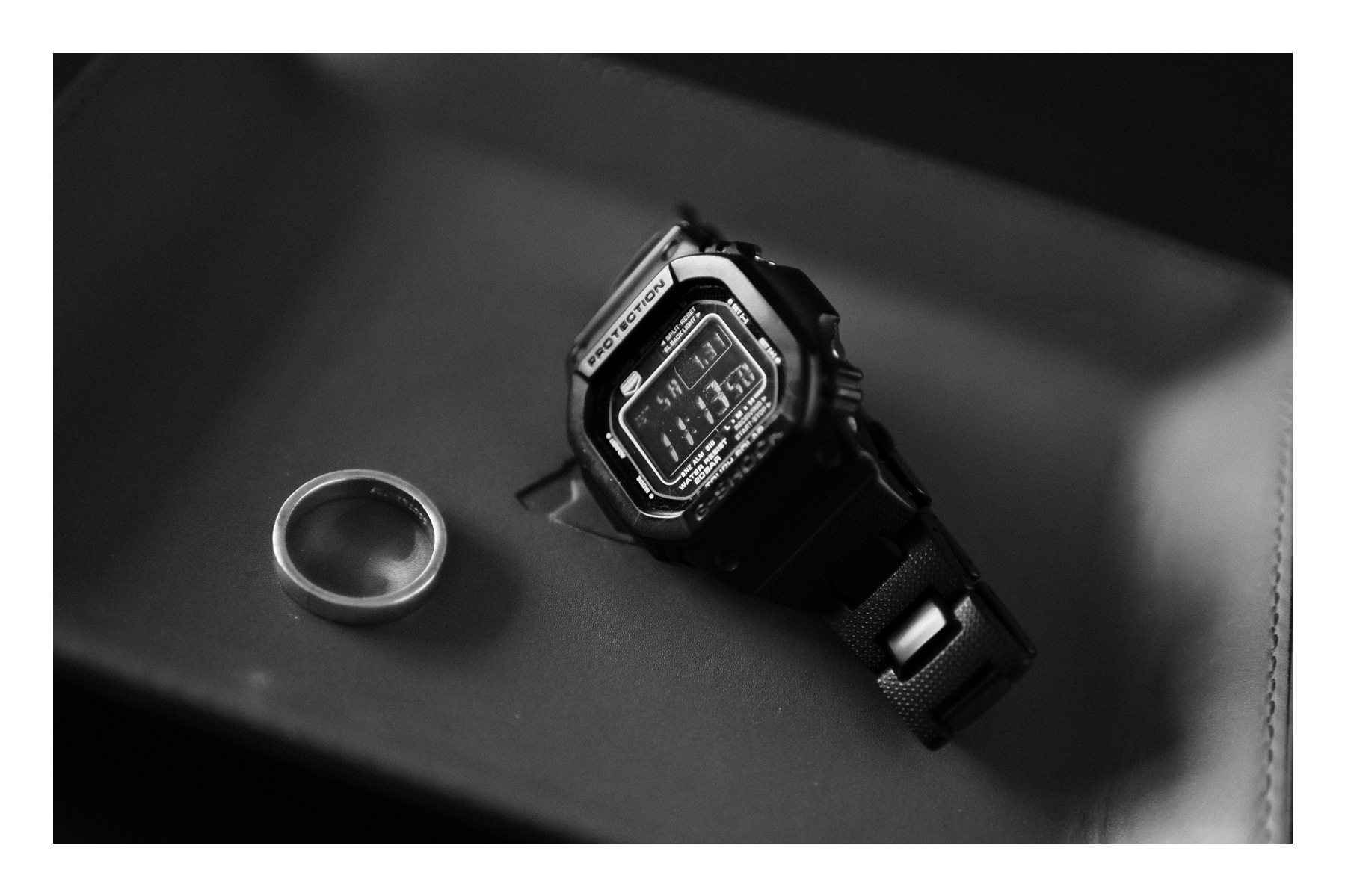 G-SHOCK GW-M5610BC-1JF on a minimalist desk setup