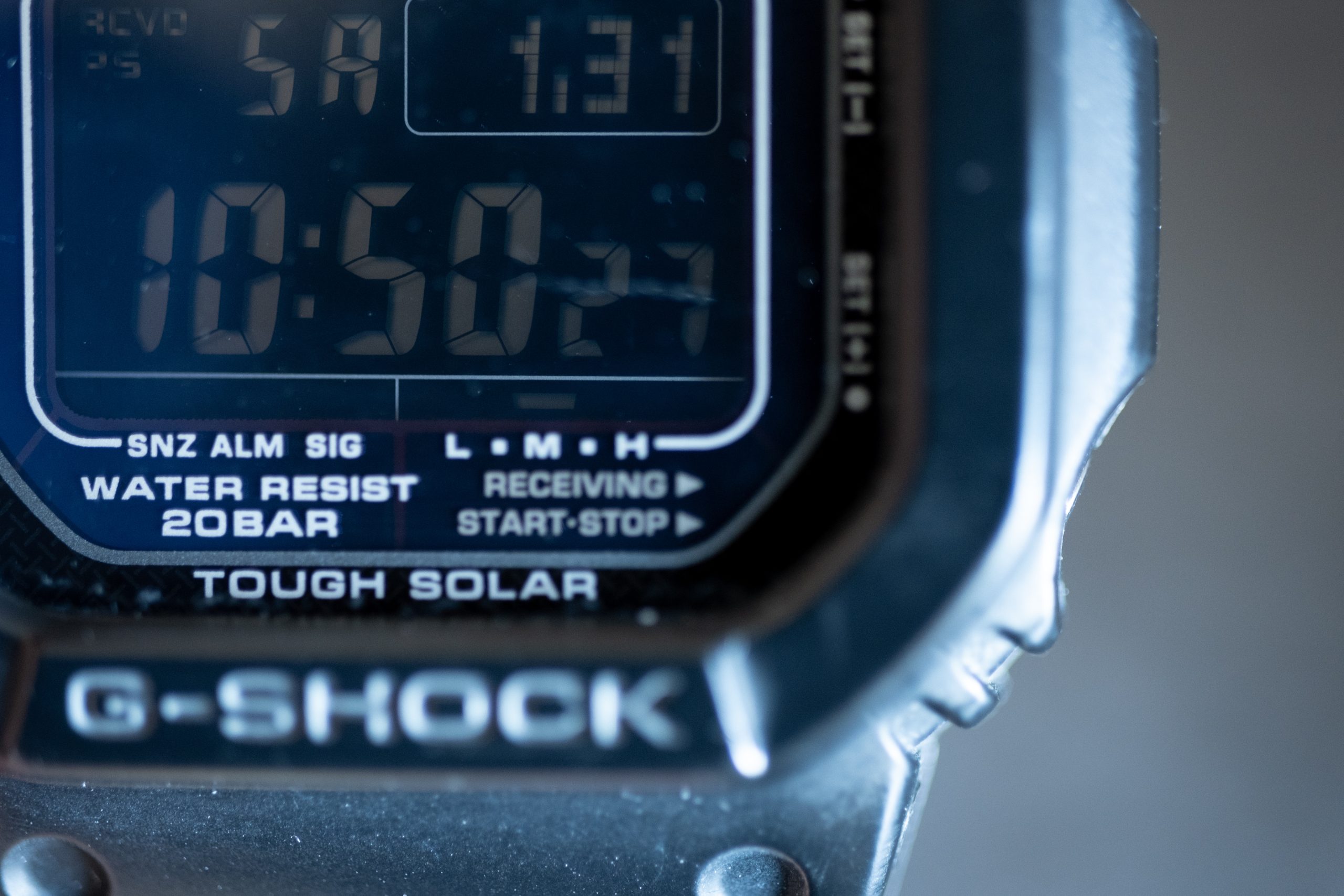 G-SHOCK GW-M5610BC-1JF on a minimalist desk setup